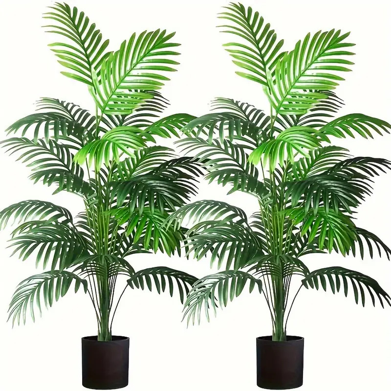 Fiddle Leaf Fig - 24 hojas de plantas artificiales de