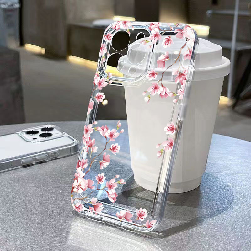 Plants X - Funda de teléfono transparente con diseño