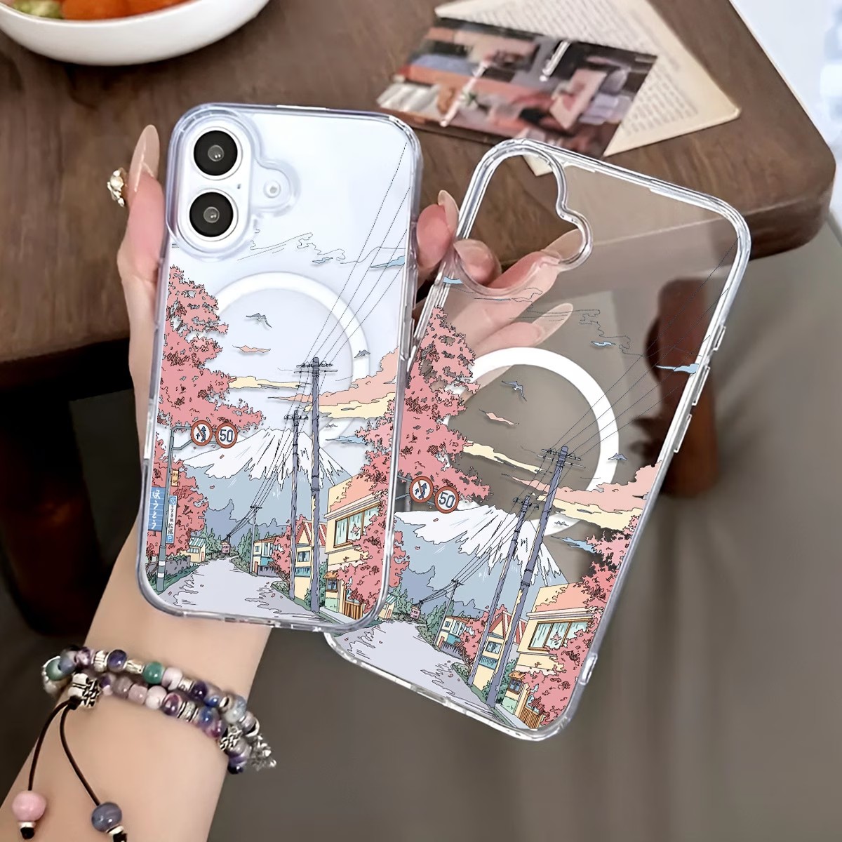 Funda de teléfono con patrón d - Plants X reseña y precio