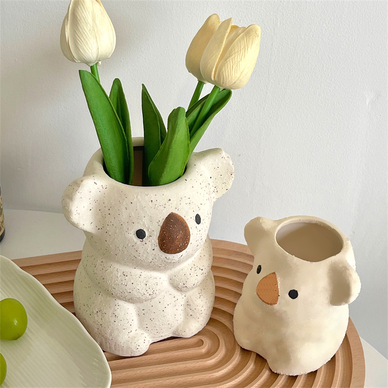 Florero de Koala bonito de dib - Snake Plant Ceramic reseña y precio