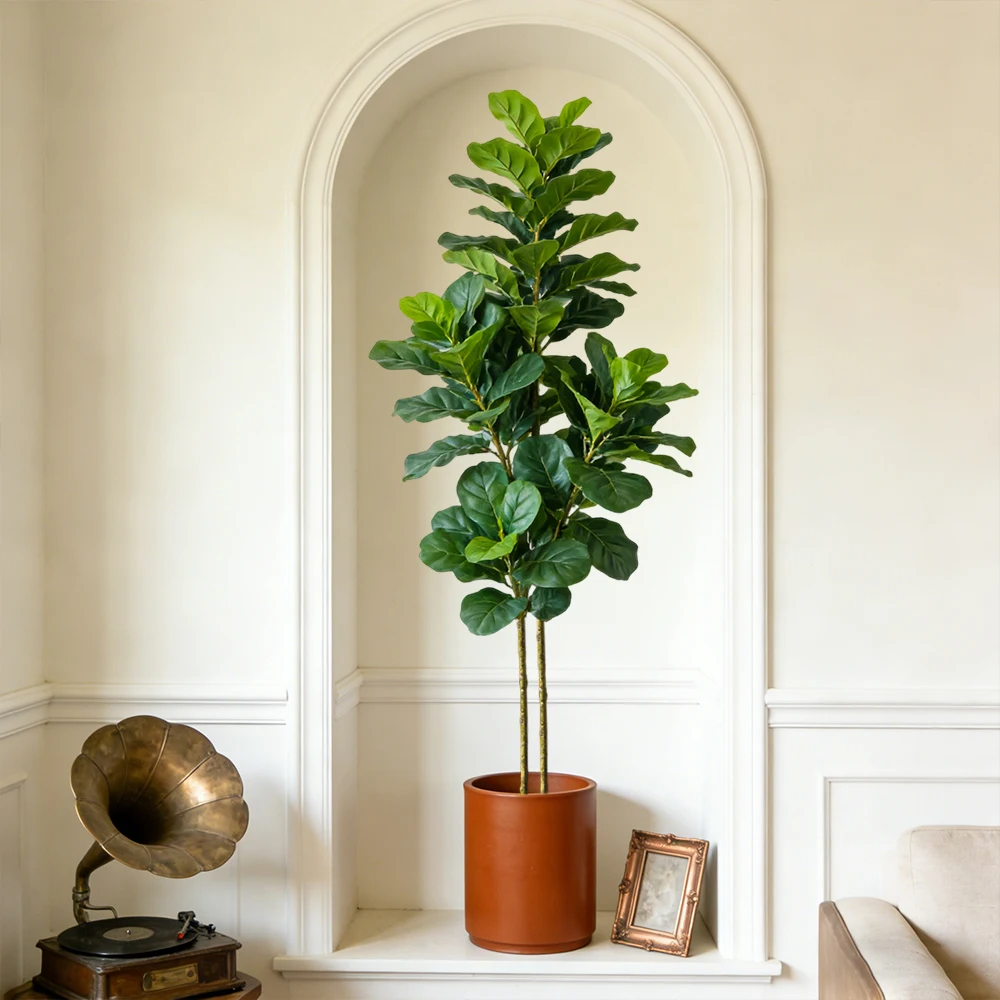 Árbol artificial de figo de 64 - Fiddle Leaf Fig reseña y precio