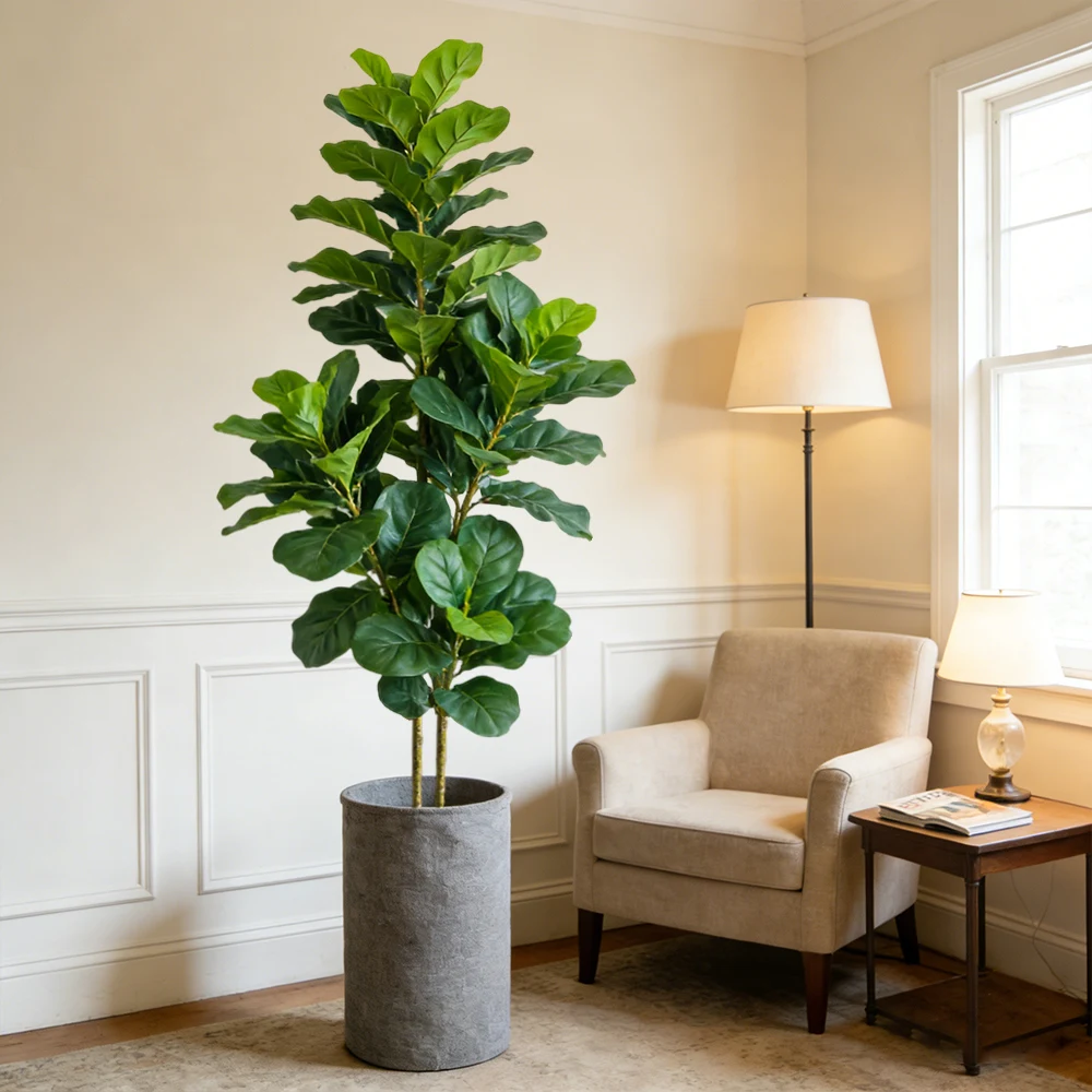 Árbol artificial de figo de 64 - Fiddle Leaf Fig reseña y precio