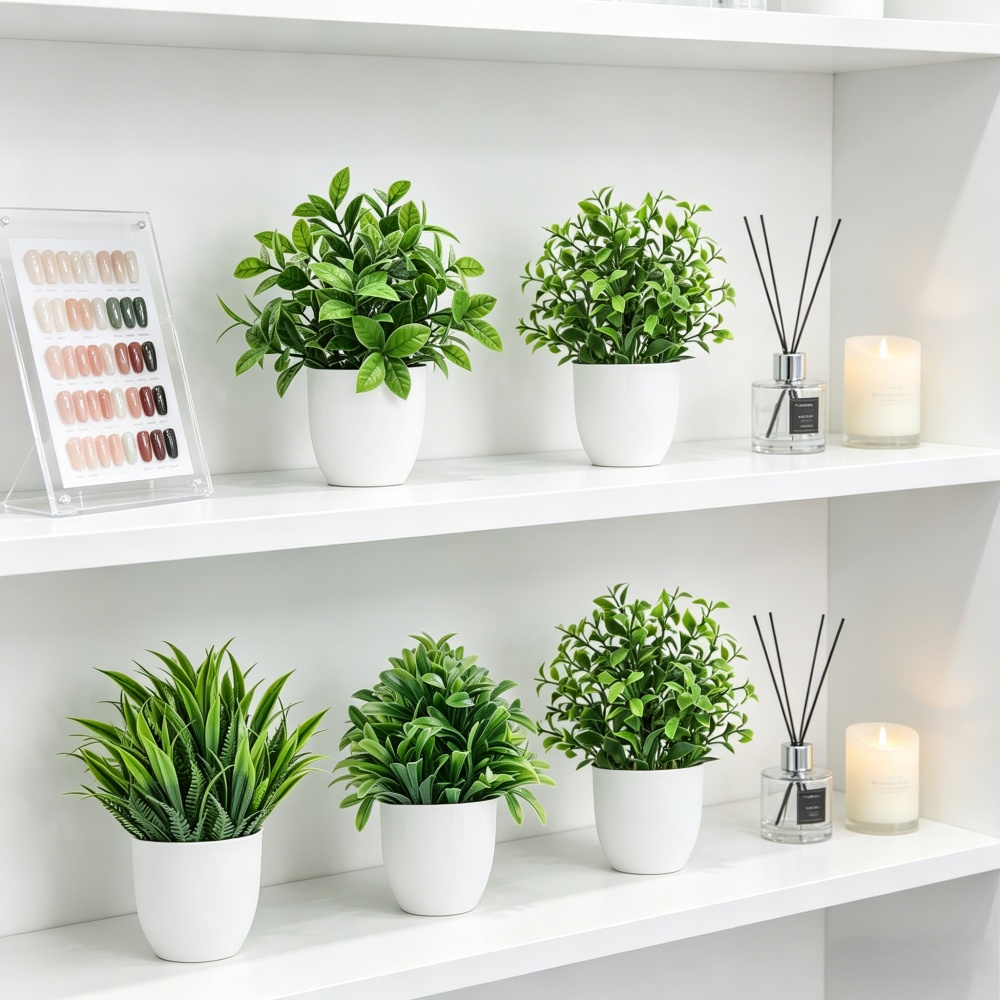 Juego de 4 Mini Plantas Artifi - Fiddle Leaf Fig reseña y precio