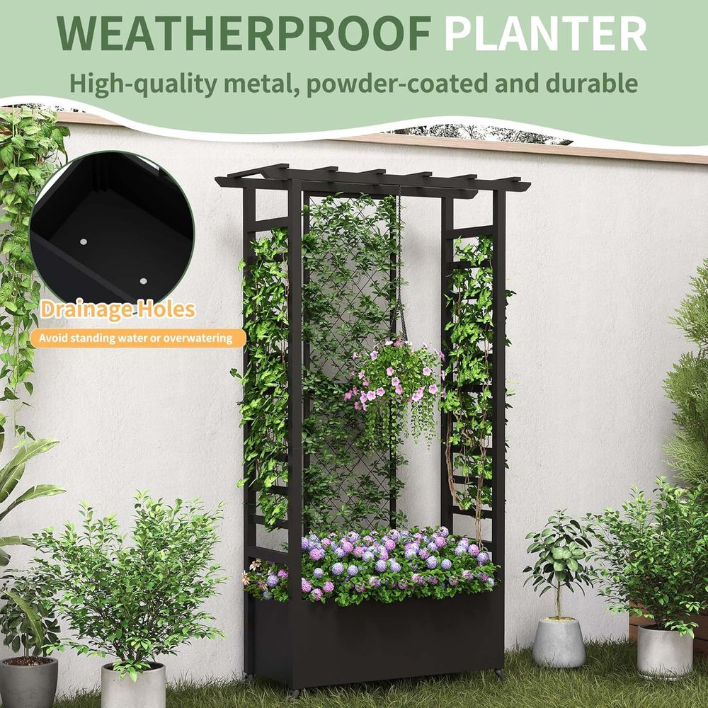 Jardinera Elevada con Enrejado - Plants X reseña y precio