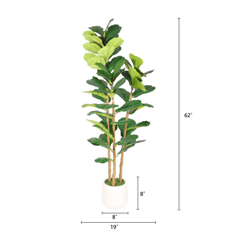 Árbol Artificial de Hoja de Fi - Fiddle Leaf Fig reseña y precio